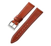 TGPGZHZFNA Retro calf leather strap 20mm 22mm Watch band universal smartwatch replacement accessories bracelet watch band(Light brown,22mm)