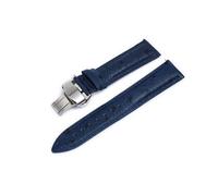 TGPGZHZFNA Strap 18MM 20MM 22MM Ostrich Pattern Strap Quick Release Universal Smart Watch Accessories Watchbands watch band(Blu,20mm)