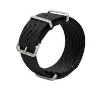 TGPGZHZFNA Watch Band 18mm 20mm 22mm Comfortable Straps Strap for Men Women Watchbands watch band(Black,20mm)