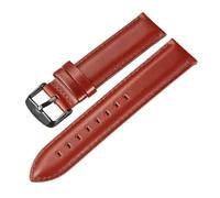 TGPGZHZFNA Watchbands 22mm Watch Band Leather Watch Strap Quick Release Spring Bar 20mm Watch Strap Fit For Samsung Galaxy Watch watch band(Red-black buckle,20mm)