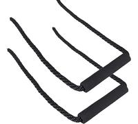 Tgpiao 2 Pack Cooler Replacement Handles Rope，Compatible with YETI Tundra & RTIC Coolers，Fit for YETI Replacement Handles Cooler Rope Handles, Black