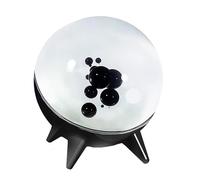 TGPSMDXKV Magnetic Liquid Music Rhythm Light, Ferrofluid Sound Visualizer Dancing Ferrofluid Display Ferro Fluid Desk Decor,Black