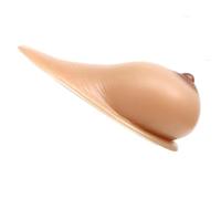 TGPSMDXKV Self-Adhesive Silicone Breast Forms, 1 Pair Fake Boobs False Breast for Crossdressers, Mastectomy Prosthesis, Transgender, Cosplay,Suntan,1000g/Pair