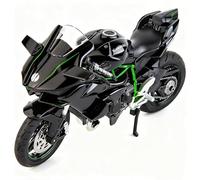 TGRCM-CZ 1:12 Kawasaki Ninja H2R Motorcycle Model, DieCast Model Motorcycle, Suspension and Free Roller, Toy Car, Motorcycle Collection Gift Black