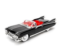 TGRCM-CZ 1/24 Cadillac Eldorado Biarritz Series Model Car, Zinc Alloy Pull Back Vehicles Model Car with Sound and Light for Collectors & Kids 3+ Years Old Birthday Gift(black)