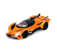 TGRCM-CZ 1/32 Apollo Project EVO Model Cars Toy, Zinc Alloy Pull Back Vehicles Model Car with Sound and Light for Collectors & Kids 3+ Years Old Birthday Gift(Orange)