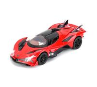 TGRCM-CZ 1/32 Apollo Project EVO Model Cars Toy, Zinc Alloy Pull Back Vehicles Model Car with Sound and Light for Collectors & Kids 3+ Years Old Birthday Gift(Red)