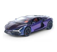 TGRCM-CZ 1/32 Lamborghini Aventador LP700-4 Model Car, Zinc Alloy Pull Back Vehicles Model Car with Sound and Light for Collectors & Kids 3+ Years Old Birthday Gift(Blue Purple Gradient)