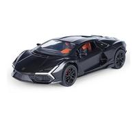 TGRCM-CZ 1/32 Lamborghini Aventador LP700-4 Model Car, Zinc Alloy Pull Back Vehicles Model Car with Sound and Light for Collectors & Kids 3+ Years Old Birthday Gift(Black)
