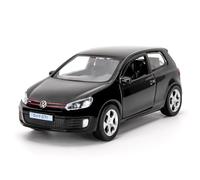 TGRCM-CZ Volkswagen Golf GTI Car Model, 1/36 Scale Casting Zinc Alloy Toy Car for Kids, Pull Back Vehicles for Toddlers Kids Boys Girls Gift (Black)