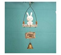TGRTY Beautiful Wind Chimes Wind Chimes Rabbit Fox Hanging Bell Outdoor Indoor Door Windbell Animal Ornaments Home Car Hanging Decor Birthday Gift Garden Hanging Décor Wind Chimes (Color : Rabbit)