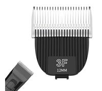 TGSBHIO 1Pack Professional Detachable Replacement Blade Compatible with Kenchii Flash Clipper, Fine Detailer Cutting Head, Black & White (Size 3F-12mm)