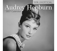 TGSC | Audrey Hepburn 2026-2027 Calendar, 16-Month Square Wall Calendar (Sept 2026-Dec 2027), UK Planner with Classic Film Icon Photography, Home or Office Organiser | 30 x 30 cm