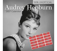 TGSC | Audrey Hepburn 2027 Calendar with Stickers | Home & Office Planner