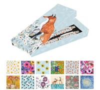 TGSC - Ballpoint Pen Gift Set | Foxy Tales Design | 2-pack Writing Pens For Women | Gift Pen Box | Effortless Writing, Ballpoint Pens - Ladies Pens Gift Boxed | Pretty Pens | Pen Sets For Ladies