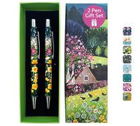 TGSC - Ballpoint Pens Gift Set | Country Stroll Design | 2-pack Writing Pens For Women | Gift Pen Box | Ladies Pens Gift Boxed | Ballpoint Pen Sets For Ladies | Gift Pens Multipack