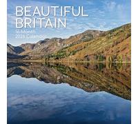 TGSC | Beautiful Britain 2026 Calendar 16 Month Family Square Wall Calendar 2026 UK | Planner with Large Grid for Home or Office Organisation - Travel 2026/2025 Calendar UK