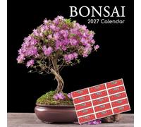 TGSC | Bonsai 2027 Calendar with Planner Stickers | Home & Office Organiser