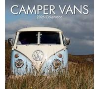 TGSC | Camper Vans 2026 Calendar 16 Month (Sept 2025-Dec 2026) Family Square Wall Calendar 2026 UK | Planner with Large Grid for Home or Office Organisation - 2026/2025 Calendar UK