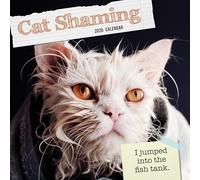 TGSC | Cat Shaming 2026 Calendar 16 Month (Sep 2025-Dec 2026) Family Square Wall Calendar 2026 UK | Planner with Large Grid for Home or Office Organisation, Humour 2026/2025 Calendar UK