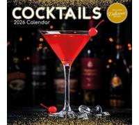 TGSC | Cocktails 2026 Calendar 16 Month (Sept 2025-Dec 2026) Family Square Wall Calendar 2026 UK | Planner with Large Grid for Home or Office Organisation - Food 2026/2025 Calendar UK