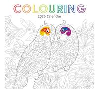 TGSC | Colouring 2026 Calendar 16 Month (Sept 2025-Dec 2026) Family Square Wall Calendar 2026 UK | Planner with Large Grid for Home or Office Organisation - Lifestyle 2026/2025 Calendar UK