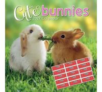 TGSC | Cute Bunnies 2027 Calendar with Stickers | Home & Office Planner
