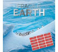 TGSC | Fragile Earth 2027 Calendar with Stickers | Home & Office Planner
