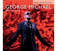 TGSC | George Michael 2026-2027 Calendar, 16-Month Square Wall Calendar (Sept 2026-Dec 2027), UK Planner with Music Icon Photography, Home or Office Organiser | 30 x 30 cm