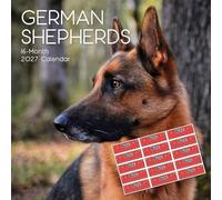 TGSC | German Shepherds 2027 Calendar with Stickers | Home & Office Planner
