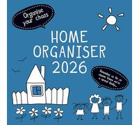 TGSC | Home Organiser 2026 Calendar 16 Month Family Square Wall Calendar 2026 UK | Planner with Large Grid for Home or Office Organisation - Home Organisers 2026/2025 Calendar UK