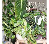 TGSC | House Plants 2026 Calendar 16 Month (Sept 2025-Dec 2026) Family Square Wall 2026 UK | Planner with Large Grid for Home or Office Organisation - 2026/2025 UK