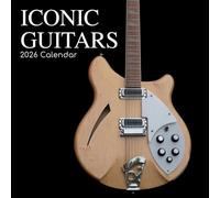 TGSC | Iconic Guitars 2026 Calendar 16 Month Family Square Wall Calendar 2026 UK | Planner with Large Grid for Home or Office Organisation - Lifestyle 2026/2025 Calendar UK
