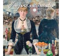 TGSC | Impressionists 2026-2027 Calendar, 16-Month Square Wall Calendar (Sept 2026-Dec 2027), UK Planner with Impressionist Paintings, Home or Office Organiser | 30 x 30 cm