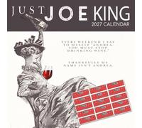 TGSC | Just Joe King 2027 Calendar with Stickers | Home & Office Planner
