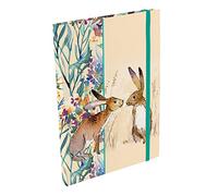 TGSC | Kissing Hares A5 Notebook | Journal Notebook Lined to Unleash Creativity - Premium Journal for Writers, Students and Professionals - Inspiring A5 Lined Notebooks for Women