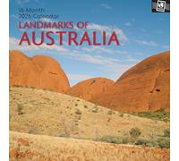 TGSC | Landmarks of Australia 2026 Calendar 16 Month Family Square Wall Calendar 2026 UK | Planner with Large Grid for Home or Office Organisation - Travel 2026/2025 Calendar UK