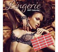 TGSC | Lingerie 2027 Calendar with Planner Stickers | Home & Office Planner