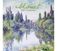 TGSC | Monet 2026-2027 Calendar, 16-Month Square Wall Calendar (Sept 2026-Dec 2027), UK Planner with Impressionist Landscapes, Home or Office Organiser | 30 x 30 cm