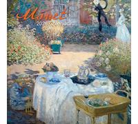 TGSC | Monet 2026 Calendar 16 Month (Sept 2025-Dec 2026) Family Square Wall Calendar 2026 UK | Planner with Large Grid for Home or Office Organisation - Art 2026/2025 Calendar UK