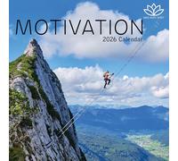 TGSC | Motivation 2026 Calendar 16 Month (Sept 2025-Dec 2026) Family Square Wall Calendar 2026 UK | Planner with Large Grid for Home or Office Organisation - Lifestyle 2026/2025 Calendar UK