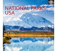 TGSC | National Parks USA 2026-2027 Calendar, 16-Month Square Wall Calendar (Sept 2026-Dec 2027), UK Planner with Nature Photography, Home or Office Organiser | 30 x 30 cm
