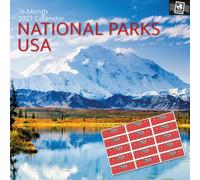 TGSC | National Parks USA 2027 Calendar with Stickers | Home Planner