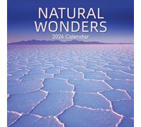 TGSC | Natural Wonders 2026 Calendar 16 Month Family Square Wall 2026 UK | Planner with Large Grid for Home or Office Organisation - Natural World 2026/2025 UK
