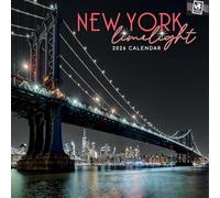TGSC | New York Limelight 2026 Calendar 16 Month Family Square Wall Calendar 2026 UK | Planner with Large Grid for Home or Office Organisation - Travel 2026/2025 Calendar UK