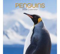 TGSC | Penguins 2026 Calendar 16 Month (Sept 2025-Dec 2026) Family Square Wall 2026 UK | Planner with Large Grid for Home or Office Organisation - Animals 2026/2025 UK
