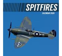 TGSC | Spitfires 2026 Calendar 16 Month (Sept 2025-Dec 2026) Family Square Wall Calendar 2026 UK | Planner with Large Grid for Home or Office Organisation - 2026/2025 Calendar UK