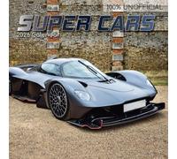 TGSC | Super Cars 2026 Calendar 16 Month (Sept 2025-Dec 2026) Family Square Wall 2026 UK | Planner with Large Grid for Home or Office Organisation - 2026/2025 UK