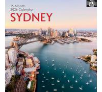 TGSC | Sydney 2026 Calendar 16 Month (Sept 2025-Dec 2026) Family Square Wall 2026 UK | Planner with Large Grid for Home or Office Organisation - Travel 2026/2025 UK