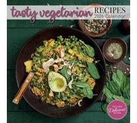 TGSC | Tasty Vegetarian Recipes 2026 Calendar 16 Month Family Square Wall Calendar 2026 UK | Planner with Large Grid for Home or Office Organisation - Food 2026/2025 Calendar UK